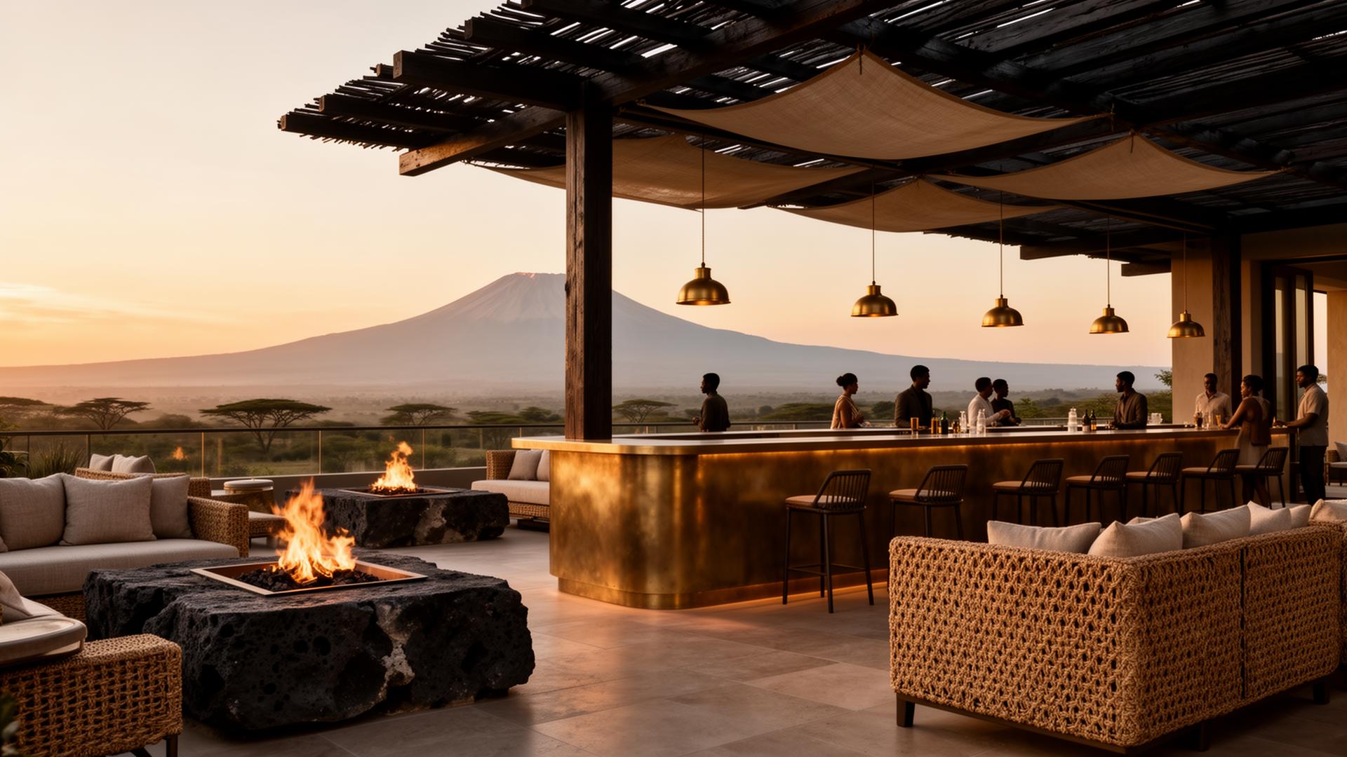 Rooftop Mount Meru Sunset Lounge